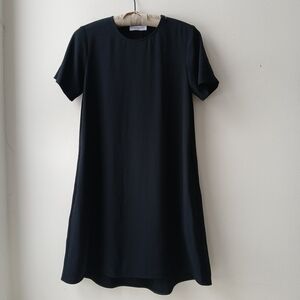 Everlane Short Sleeve Dress Black Women's 2